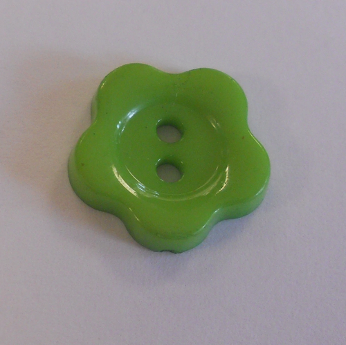 555009 Green Flower Plastic (10mm)