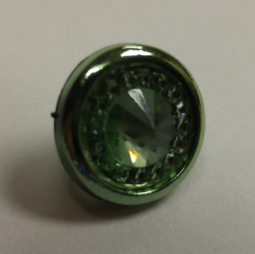 555106 Resin Shank Sparkle Green (13mm)