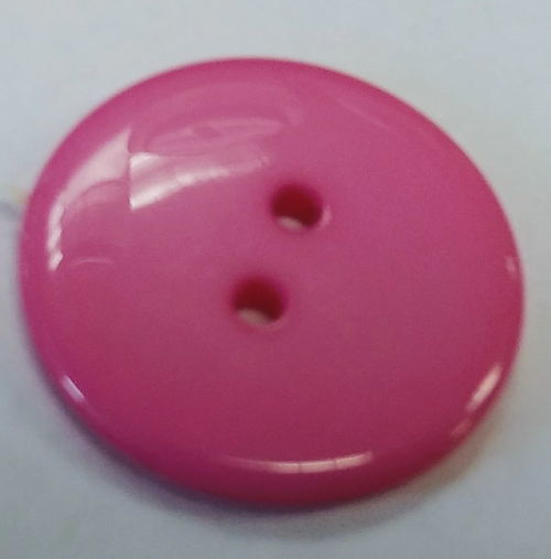 555125 Plastic Round Pink 23mm