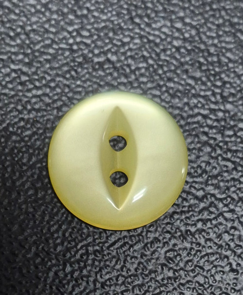 555183 15mm Round Yellow 2 Hole