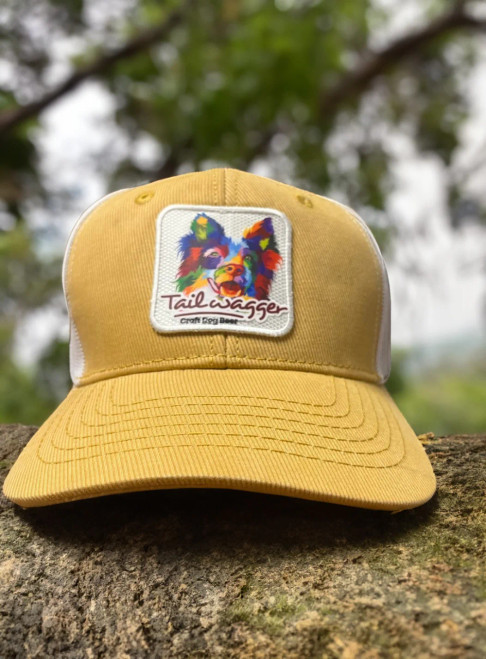 Sunshine Yellow Tailwagger Trucker Hat