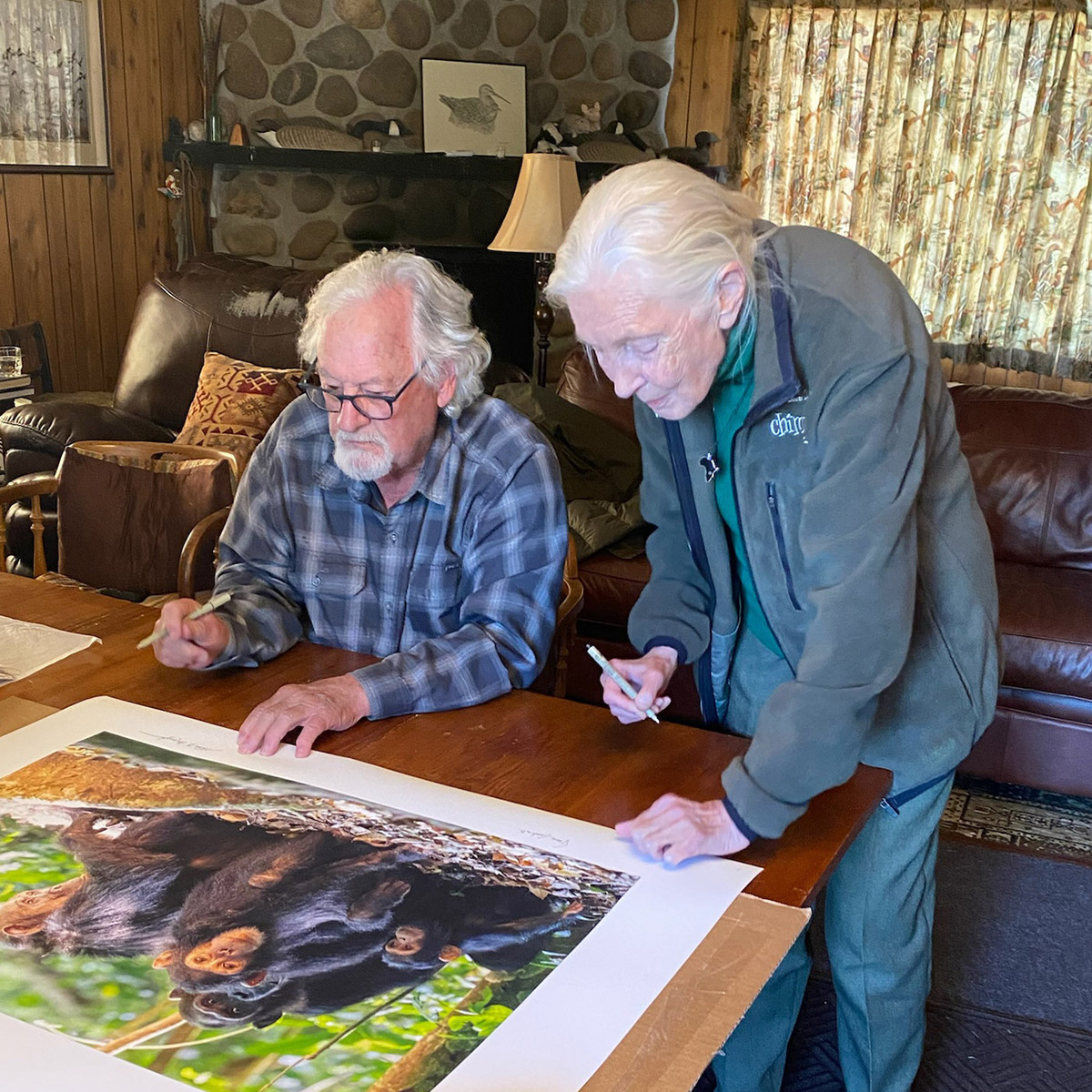 Mangelsen and Goodall united for conservation