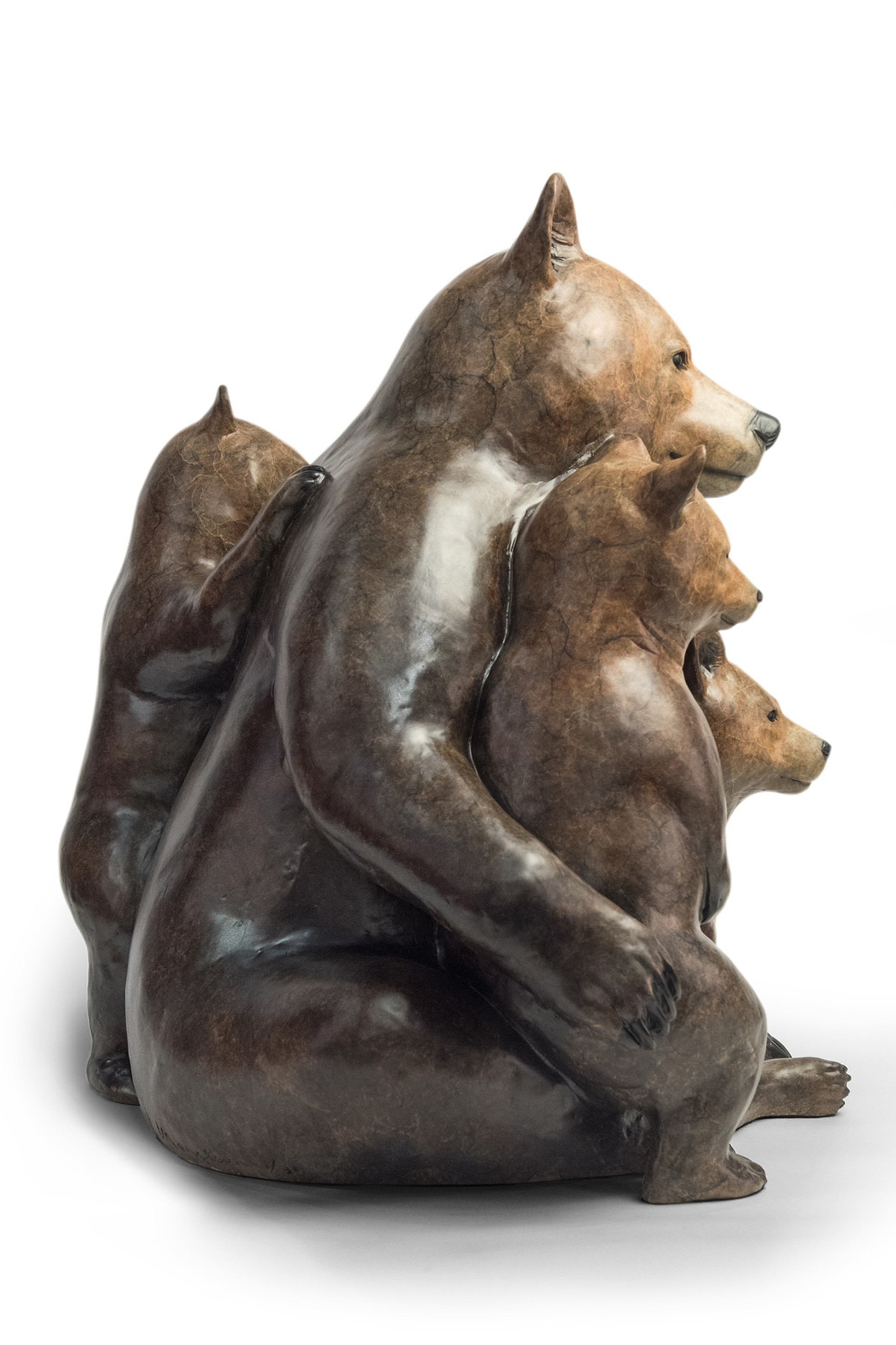 ホワイティング ハーフサドルケープ グリズリー Grizzly Bronze Mother's Love - Grizzly 399 by Thomas D. Mangelsen