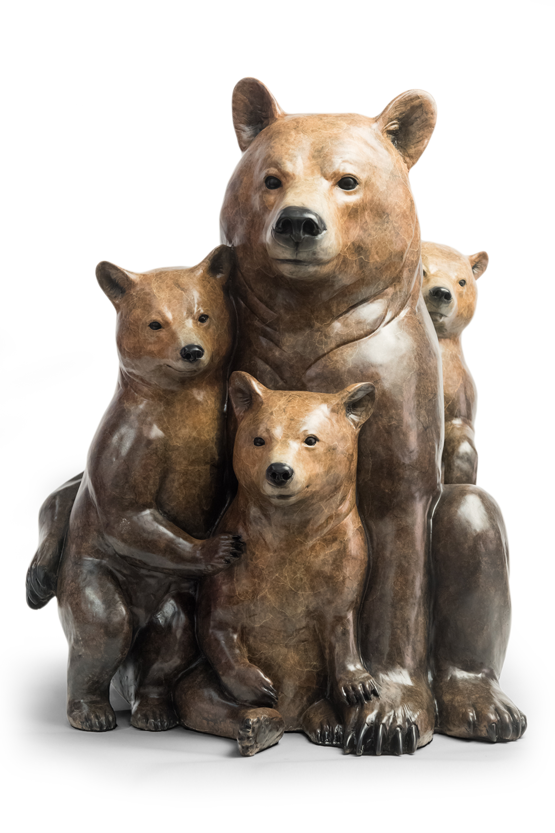 Mother's Love - Grizzly 399 Bronze Sculpture
