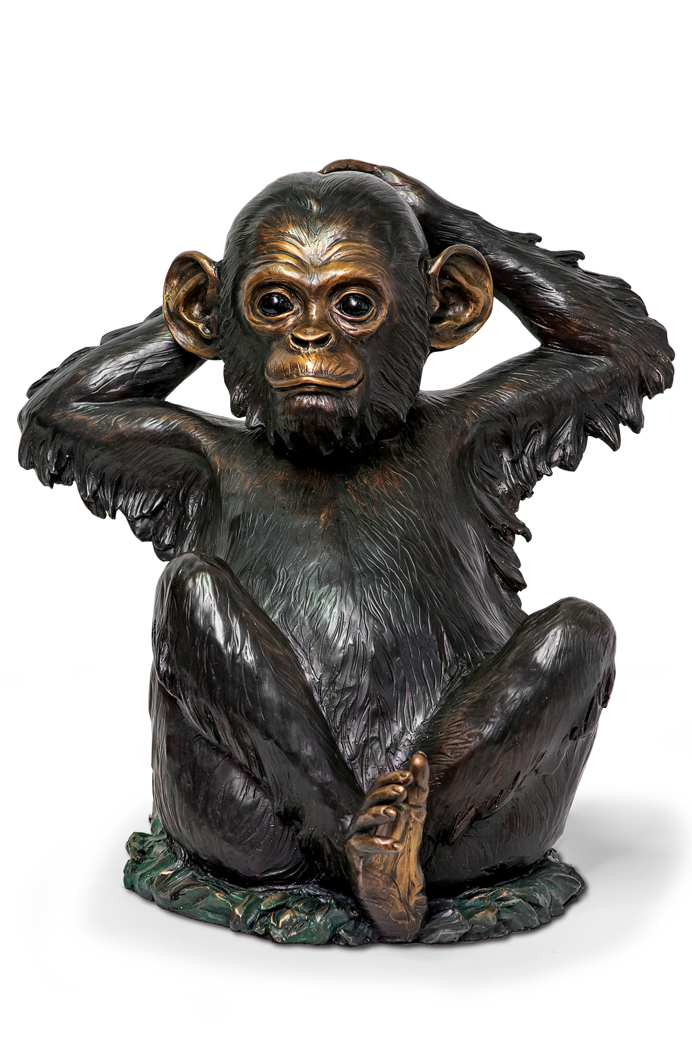 Laid Back - Chimpanzee - Medium by Thomas D. Mangelsen