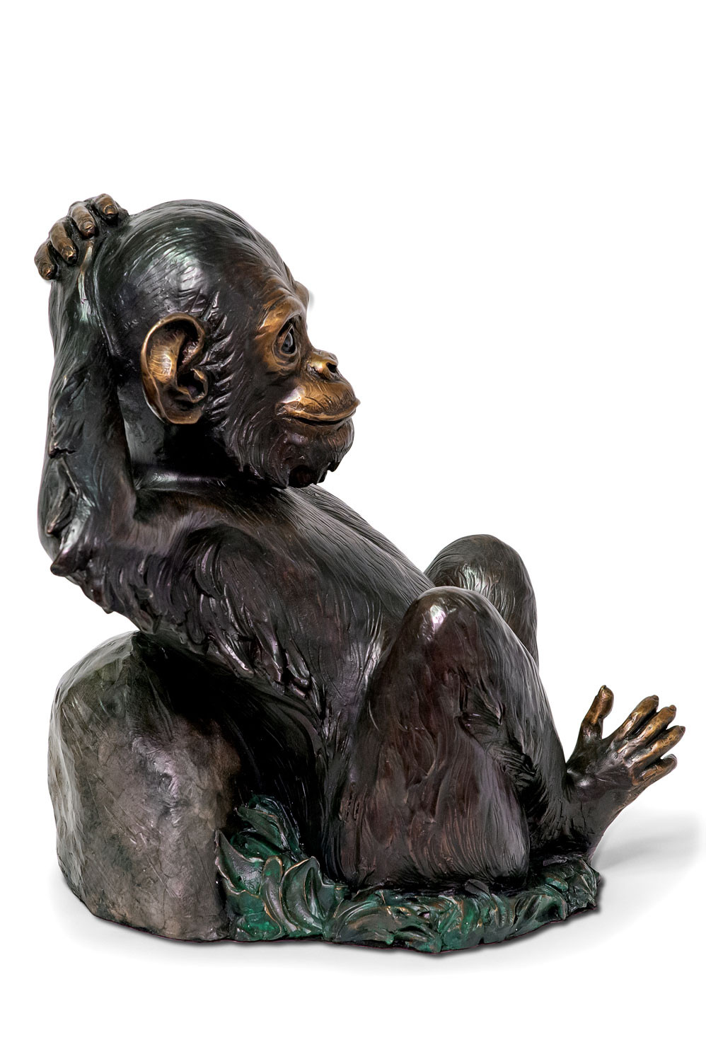 Laid Back - Chimpanzee - Medium by Thomas D. Mangelsen