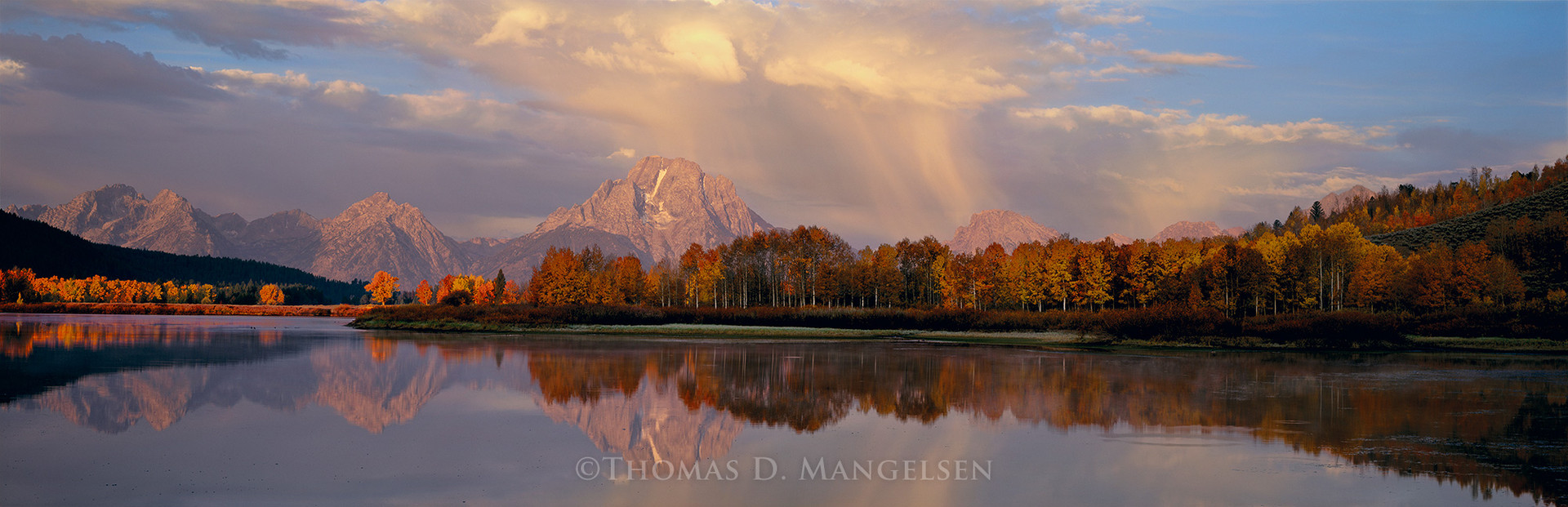 September Showers - Oxbow Bend by Thomas D. Mangelsen