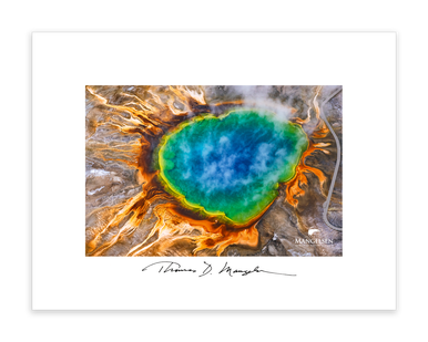 Grand Prismatic Springs nature wall art poster by Thomas D. Mangelsen