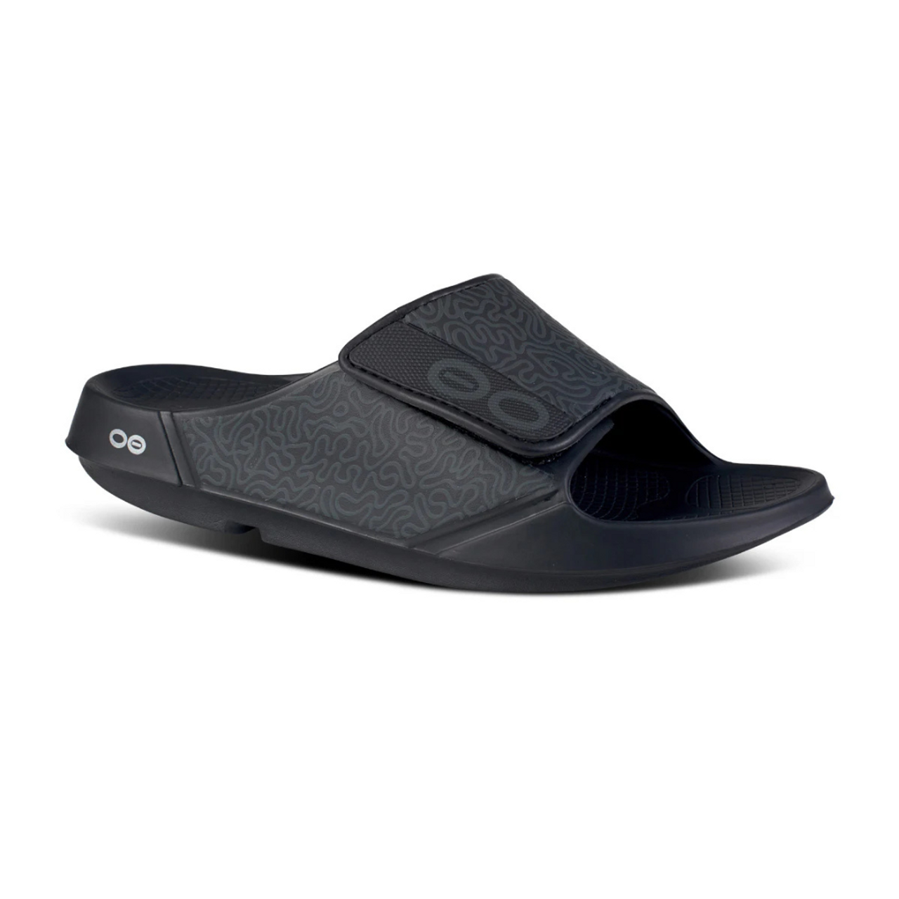 【ふ】OOFUS MEN'S OOAHH SPORT FLEX ブラック Oofos Ooahh Sport Flex - Foot Solutions Vancouver