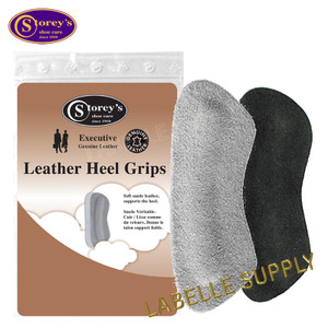 Storey Leather Heel Grip - Black