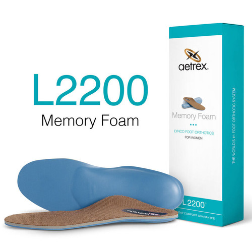 Aetrex Women Memory Foam Orthotics - Insole for Extra Cushioning