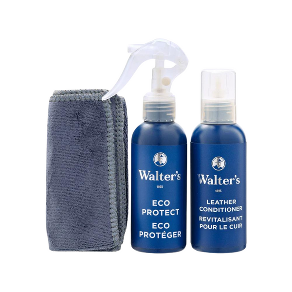 Walter's Leather Kit: Eco Protect, Leather Conditioner, Cleaning Cloth