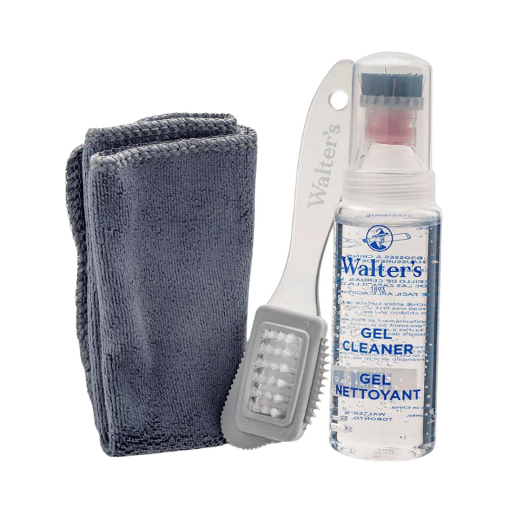 Walter's Sneaker Kit: Gel Cleaner, Suede Brush, Cleaning Cloth