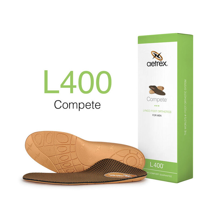 Aetrex Men Compete Orthotics - Insoles for Active Lifestyles