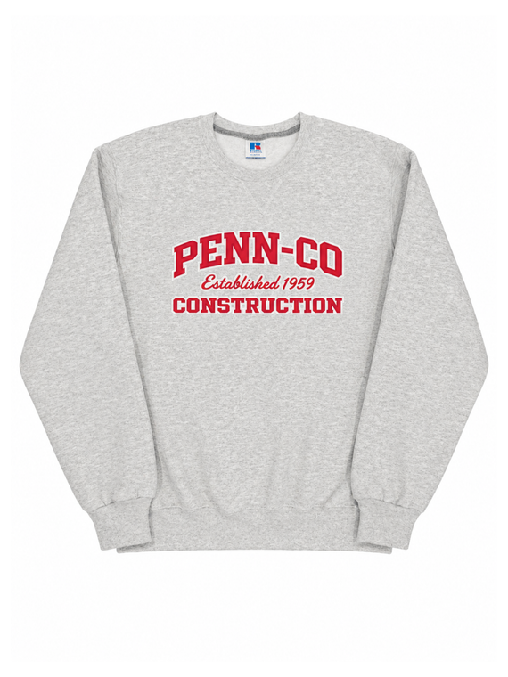 Penn-co Varsity Embroidered Crewneck