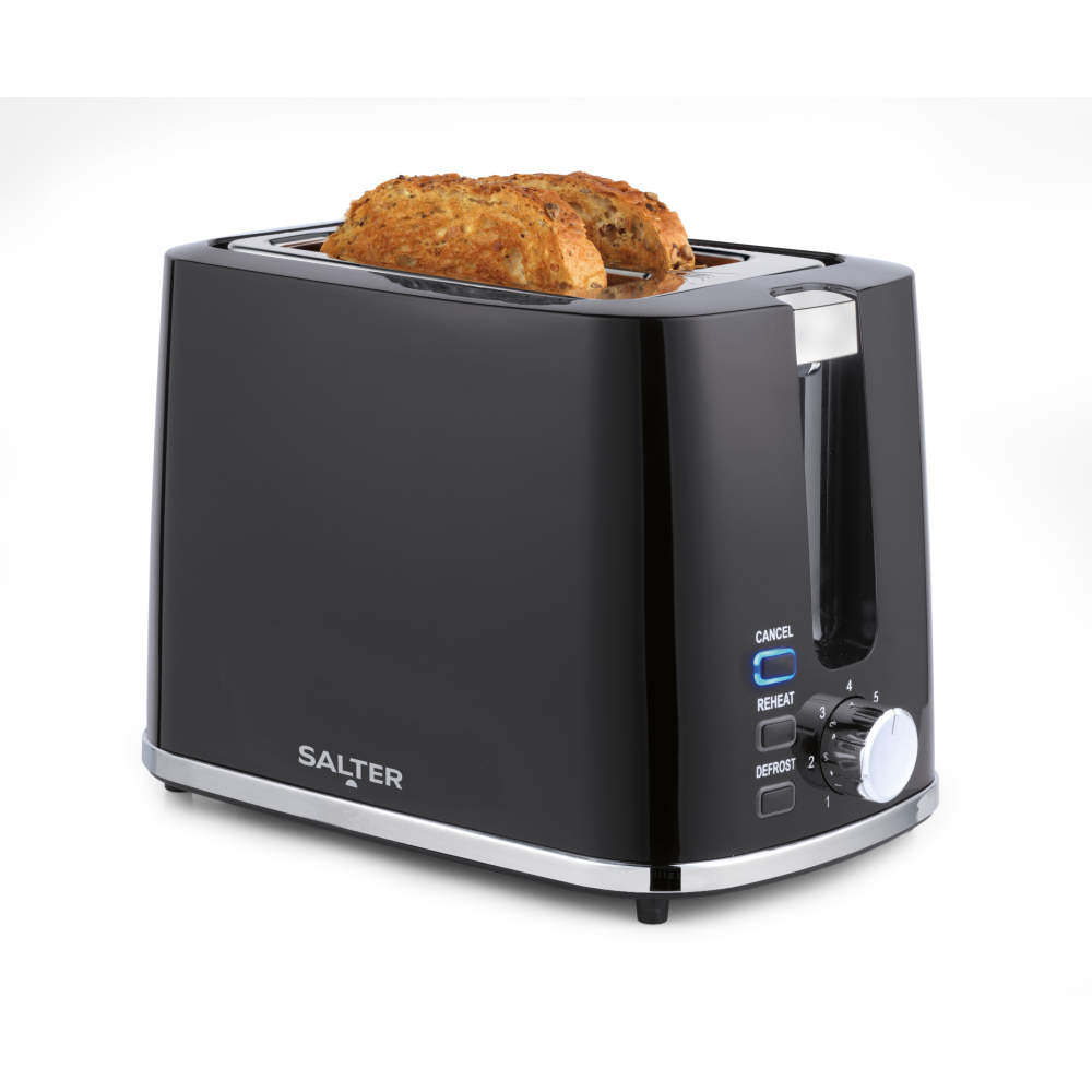 Salter Deco 2-Slice Toaster – Black EK5832BLK exact UK product configuration