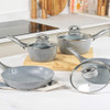 Marblestone 4-Piece Frying Pan & Saucepan Set image