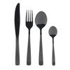Regal 32-Piece Cutlery Set - Black image