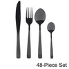 Regal 48-Piece Cutlery Set - Black image
