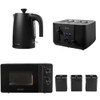 Kuro Kettle, Toaster & Manual Microwave Set - with Canisters image