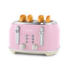 Retro 4-Slice Toaster - Pink image