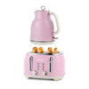 Retro Kettle & 4-Slice Toaster Set - Pink image