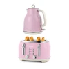 Retro Kettle & 4-Slice Toaster Set - Pink image