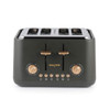 Pebble 4-Slice Toaster - Charcoal image