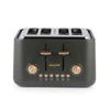 Pebble 4-Slice Toaster - Charcoal image