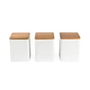 Toronto 3-Piece Canister Set – White image
