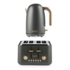 Pebble Kettle & Toaster Set – Charcoal image