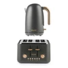Pebble Kettle & Toaster Set – Charcoal image