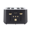 Alchemy 4-Slice Toaster - Black/Gold image
