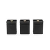 Alchemy 3-Piece Canister Set – Black/Gold image
