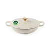 Chester 30cm Shallow Cast Iron Casserole Pot – Cream image
