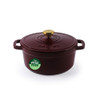 Chester 24cm Cast Iron Casserole Pot - Red | PFAS-Free Coating image