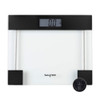 Clear Glass Digital Bathroom Scale – Black image
