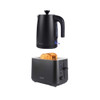 Kuro Toaster & Kettle Set – 2-Slice- Black image
