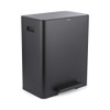 Dual Recycle 60L Pedal Bin – Black image
