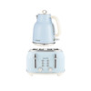 Retro Kettle & 4-Slice Toaster Set -  Blue image