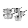 Expert 5-Piece Stainless Steel Pan Set - PFAS-Free image