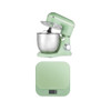 British Bakes Stand Mixer & Scale Set – Green image