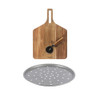Toronto Acacia Pizza Board, Cutter & Pizza Tray image