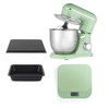 British Bakes Stand Mixer, Scale & Bakeware - Green image