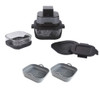 Crisp & Go Portable Air Fryer and Square Air Fryer Basket Liner Set image