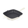 Chester 26 cm Cast Iron Griddle Pan - Cream | PFAS-Free Coating image