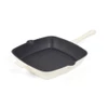 Chester 26 cm Cast Iron Griddle Pan - Cream | PFAS-Free Coating image