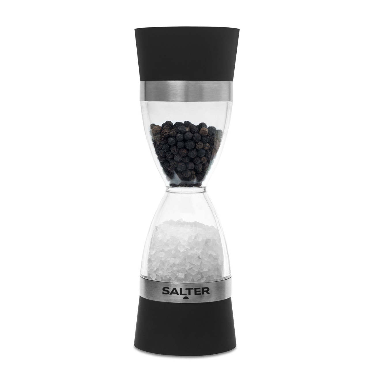 Epare Dual 2 in 1 Salt And Pepper Combo Mill Grinder Stainless Steel