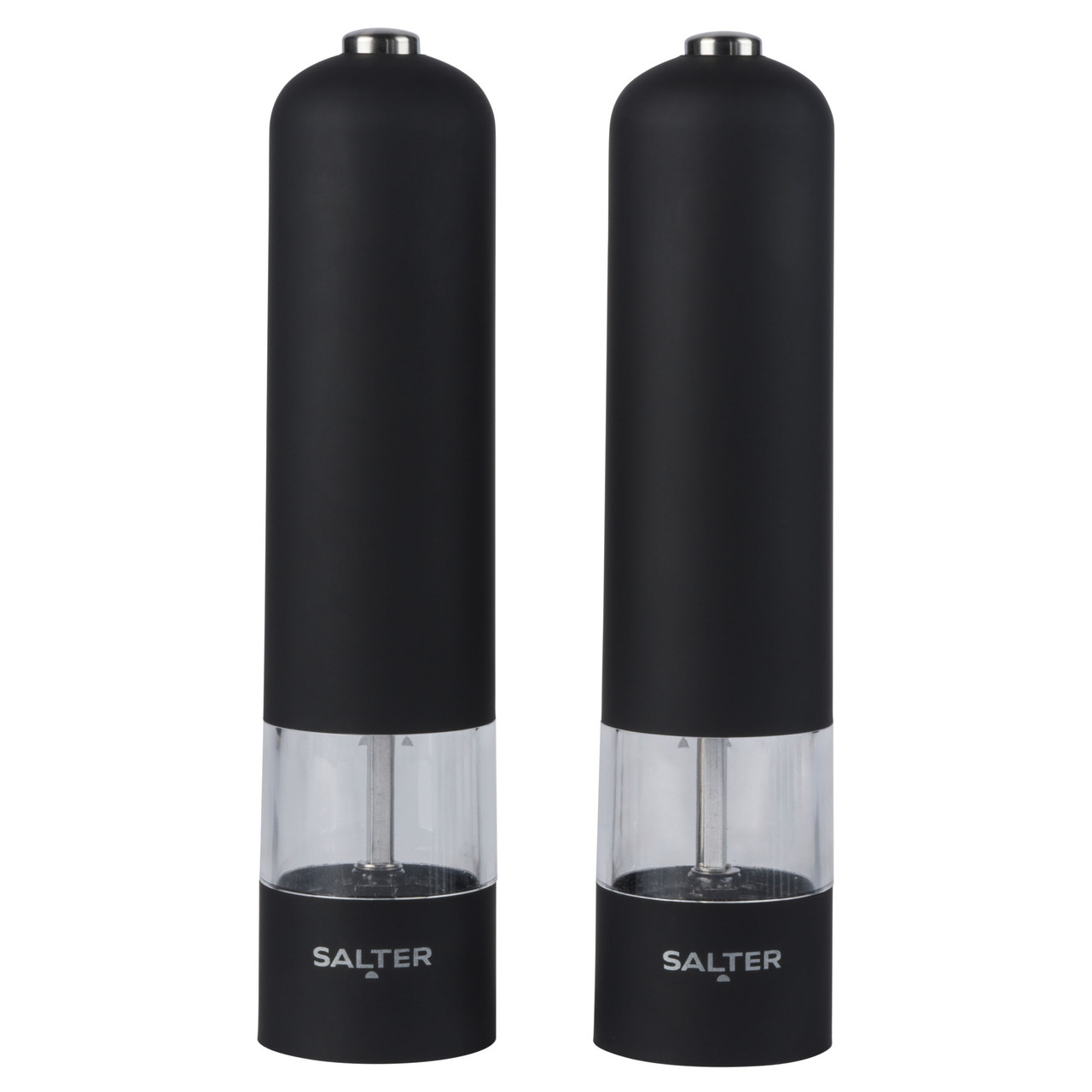 2pc Salter Electronic Salt & Pepper Mill/Shaker/Grinder Kitchen