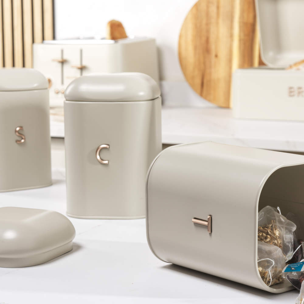 Shop Pebble Stone Canister Set | Tea, Coffee, Sugar